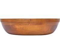 vidaXL Lavabo en bois massif teck Φ40x10 cm