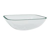 vidaXL Lavabo en verre 42x42x14 cm Transparent