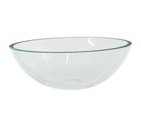 vidaXL Lavabo en verre 50 x 37 x 14 cm, transparent