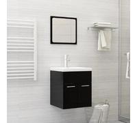 VidaXL Lavabo encastré avec robinet 42x39x18 cm Céramique Blanc