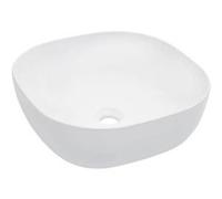 vidaXL Lavabo lave-mains vasque à poser 42,5 x 42,5 x 14,5 cm céramique blanc
