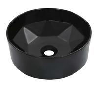 vidaXL Lavabo 36 x 14 cm céramique noir