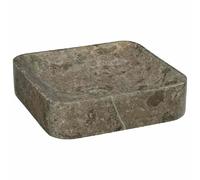 VidaXL Lavabo marbre 40x40 cm - Gris
