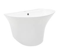vidaXL lavabo mural céramique blanc 560 x 480 x 420 mm