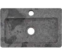 vidaXL Lavabo mural Gris 38x24x6,5 cm Marbre