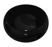 vidaXL Lavabo Rond Céramique Noir 40x15 cm Vasque Evier Salle de Bain Toilette