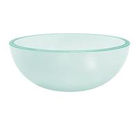 vidaXL Lavabo Vasque à Poser de Toilette Lave-Mains de Salle de Bain Lavabo de Salle d'eau Maison Intérieur Verre Trempé 30x12 cm Dépoli