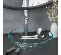 vidaXL Lavabo vasque - Transparent