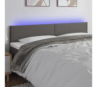 vidaXL LED Headboard - Grey