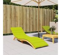 vidaXL Coussin de chaise longue 314214 – 200x60x3 cm, tissu Oxford – Vert vif
