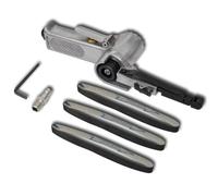 vidaXL Lime Pneumatique avec 3 Bandes Abrasives Ponceuse Outils à Bandes