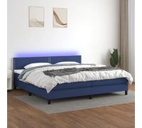 VIDAXL Lit Bleu 200x200 cm - LED