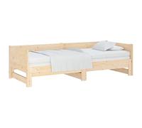 vidaXL – Lit coulissant en bois de pin solide – 80 x 200 cm