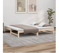 vidaXL Lit coulissant 823409 sans matelas 2x(80x200) cm Bois de pin massif