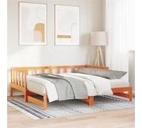 vidaXL Lit d'appoint sans matelas Marron 2x(80x200) cm 867844 Marron G