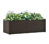VidaXL Lit de jardin Moka - 100x43x33 cm