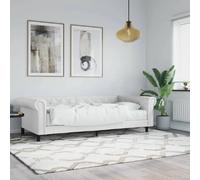 vidaXL Slaapbank met matras 90x200 cm kunstleer wit3197720 Blanc G