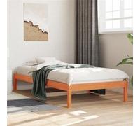 vidaXL Lit de Jour, Canapé-lit, Lit d’Invité, Meuble de Chambre à Coucher Intérieur, Moderne, Cire Marron 80x200 cm Bois de 844406 Marron G