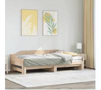 vidaXL Lit de Jour avec lit gigogne 90x190 cm