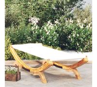 vidaXL Lit de repos 188,5 cm - Crème