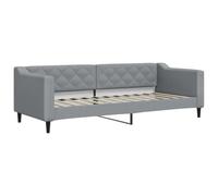 vidaXL Lit de Repos Gris Clair 80x200 cm Tissu, canapé-lit, canapé-lit Confortable, canapé-lit en Tissu, lit d'appoint, canapé-lit Simple