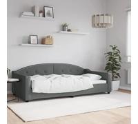 vidaXL Lit de repos gris foncé 100x200 cm
