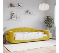 vidaXL Lit de repos 100x200 - Velours jaune