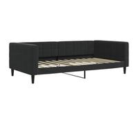 vidaXL Lit de Repos Noir 100x200 cm Velours, canapé-lit, canapé-lit Confortable, canapé-lit en Velours, lit d'appoint, canapé-lit Simple