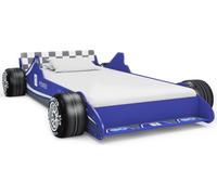 vidaXL Lit d'enfant design voiture de course 90 x 200 cm bleu - Lit d'enfant - Lits d'enfant - Lit design voiture de course - Lits design voiture de course