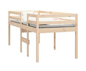 vidaXL Lit Haut sans Matelas 75x190 cm Bois de pin Massif
