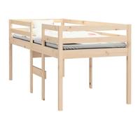 vidaXL Lit haut 821604 – Bois de pin massif 90x200 cm