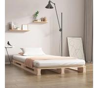 vidaXL Lit palette - Bois de pin 100x200 cm