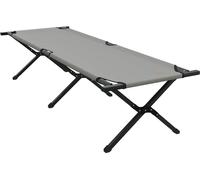 vidaXL Lit pliant pour le camping Gris 193 x 69 x 45 cm