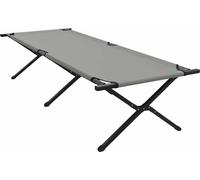 vidaXL Lit pliant pour le camping Gris 210 x 80 x 46 cm