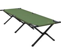 vidaXL Lit pliant pour le camping vert 193 x 69 x 45 cm
