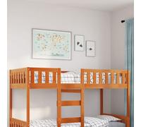 vidaXL Lit pour enfants sans matelas cire marron 90x190 cm pin massif