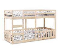 vidaXL Lit superposé 80x200 cm Bois de pin massif 3308586