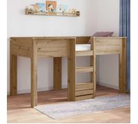 vidaXL Lit Superposé pour Enfants Chêne artisanal 80 x 200 cm 3410490