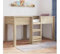 vidaXL Lit Superposé pour Enfants Chêne Sonoma 80 x 200 cm 3410485