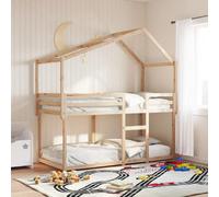 vidaXL Lit superposé sans matelas 90x200 cm bois de pin massif