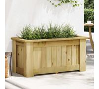 vidaXL Lit surélevé 100 x 50 x 50 cm Bois de pin imprégné