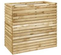 vidaXL Lit surélevé 100×50×100 cm Bois de pin imprégné
