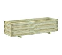 vidaXL Lit surélevé - 120 x 40 x 30 cm Bois Rectangulaire