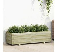 vidaXL Lit surélevé 120x40x30 cm Bois Rectangulaire
