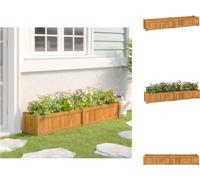 vidaXL Lit surélevé 150x30x25 cm bois massif teck - Pots de fleurs & Jardinières