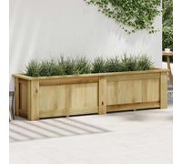 vidaXL Lit surélevé 196 x 50 x 50 cm Bois de pin imprégné