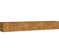 vidaXL Lit surélevé 280x40x40 cm acier corten