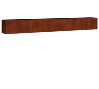 vidaXL Lit surélevé 360x40x40 cm acier corten
