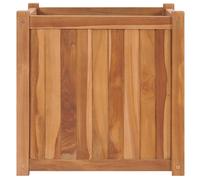 vidaXL Lit surélevé 50x50x50 cm bois massif teck