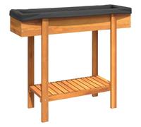 vidaXL Lit surélevé 90x30x75 cm bois massif acacia